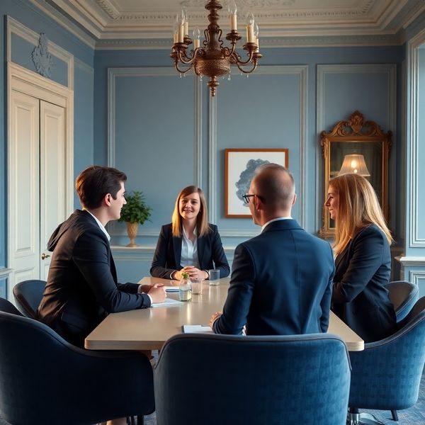Tým čtyř finančních profesionálů v ostravské kanceláři